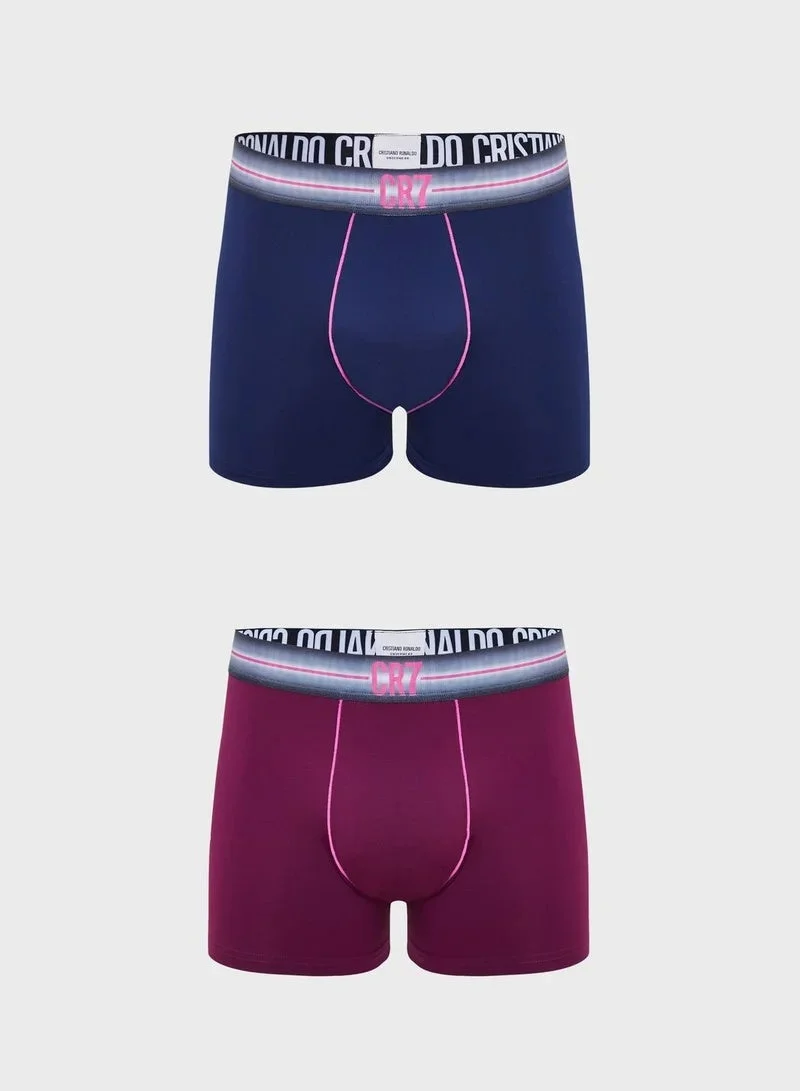 CR7 CR7 Fashion Trunk for Men – 2-Pack Microfiber Stretch Underwear | Lightweight, Breathable, Premium Comfort