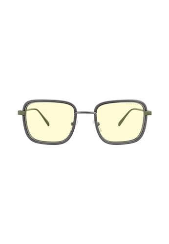 GUNNAR نظارات جيمر غونار من فولت 33، زيتوني، عدسة كهرمانية - حجب الضوء الأزرق وتخفيف جفاف العين - Image 3