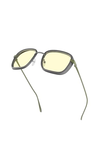 GUNNAR نظارات جيمر غونار من فولت 33، زيتوني، عدسة كهرمانية - حجب الضوء الأزرق وتخفيف جفاف العين - Image 4