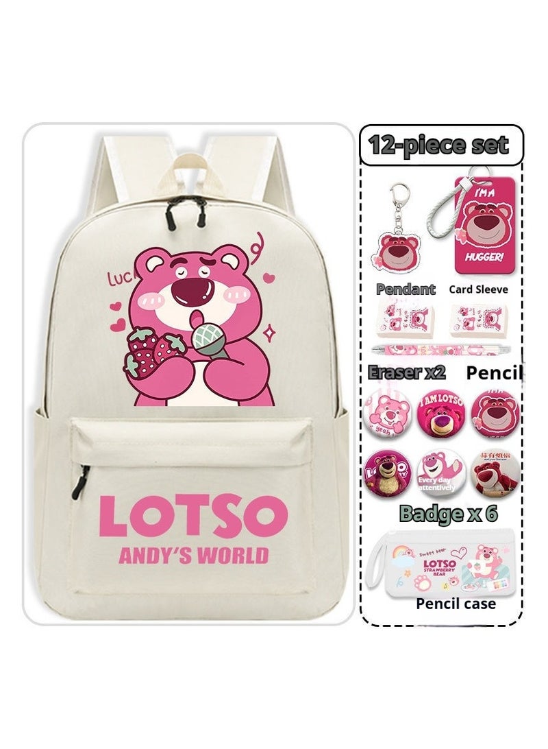 general 13-Piece Cartoon Lotso Backpack Set - Image 1
