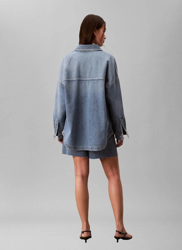 Calvin Klein Jeans Casual Boyfriend Denim Shirt