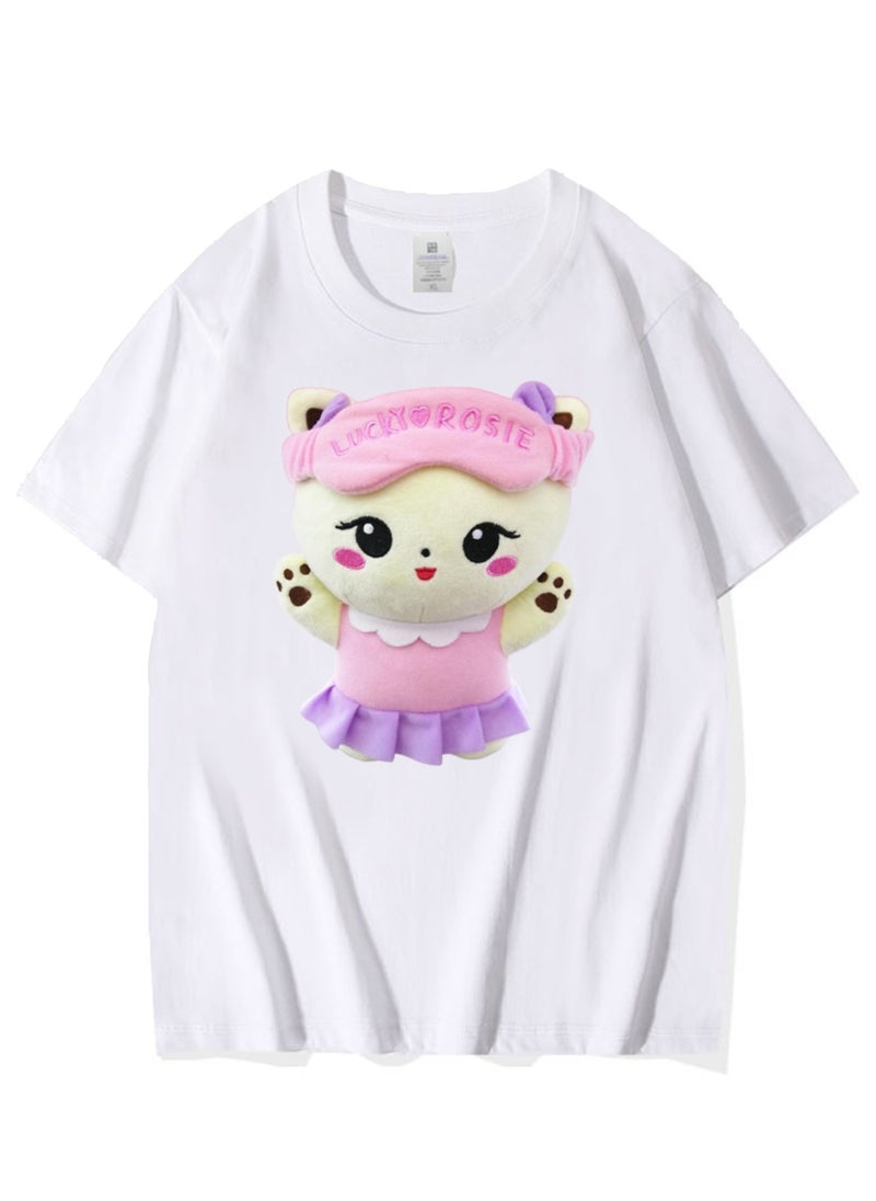 NIBEMINENT Blackpink Printed Cotton Short Sleeves T-Shirt 