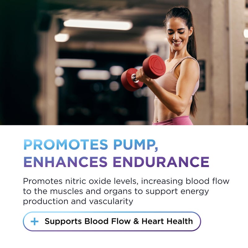 DR EMIL NUTRITION ARGININE PLUS, Arginine + Citrulline, 2500 mg Nitric Oxide Booster, Dietary Supplement, 90 Tablets - Image 4