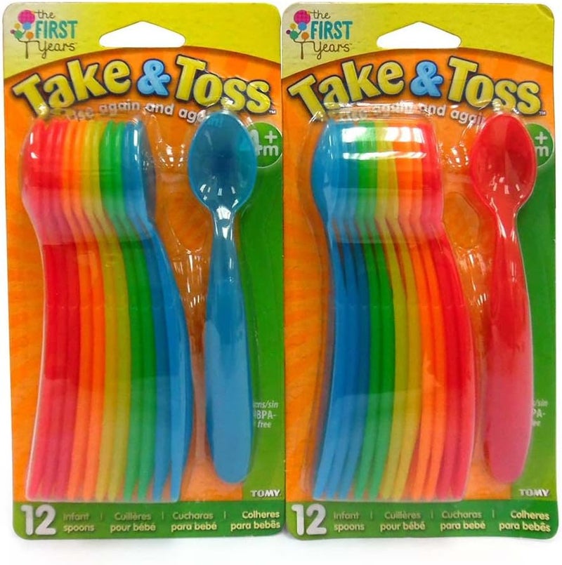 the FIRST years First Years Take  Toss Infant Spoons 12ct - Image 4