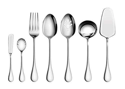 Artaste 56433 Rain 18/10 Stainless Steel 7-Piece Hostess Set - Image 2