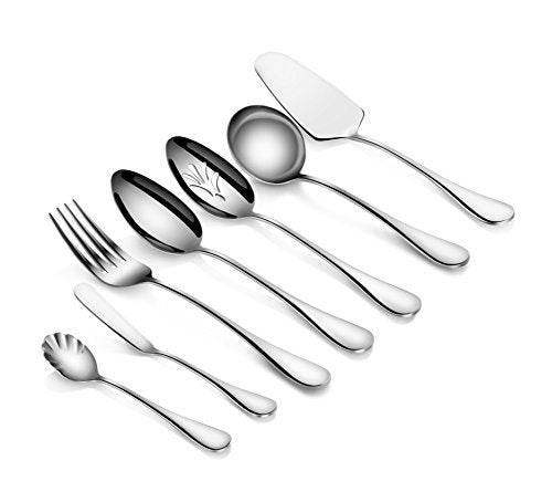 Artaste 56433 Rain 18/10 Stainless Steel 7-Piece Hostess Set - Image 1