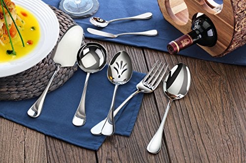 Artaste 56433 Rain 18/10 Stainless Steel 7-Piece Hostess Set - Image 5