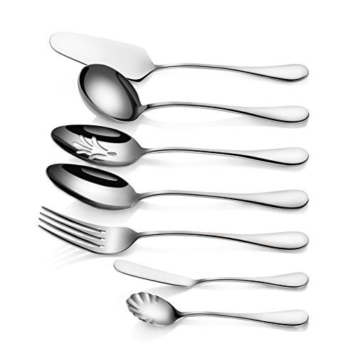 Artaste 56433 Rain 18/10 Stainless Steel 7-Piece Hostess Set - Image 3