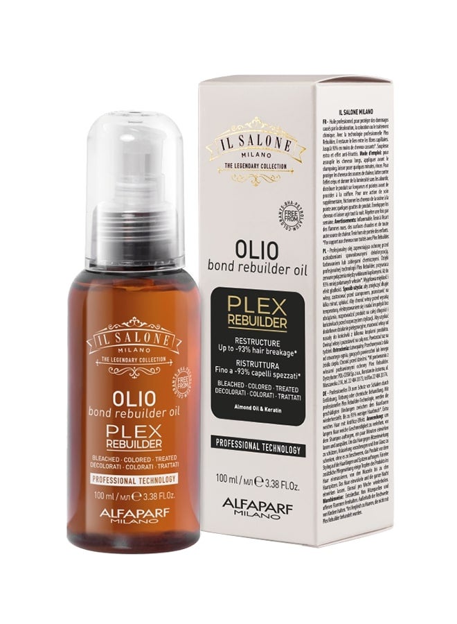 IL SALONE Plex Bond Rebuilder Oil For Reconstruction Very Damaged Hair 100 Ml - Image 1