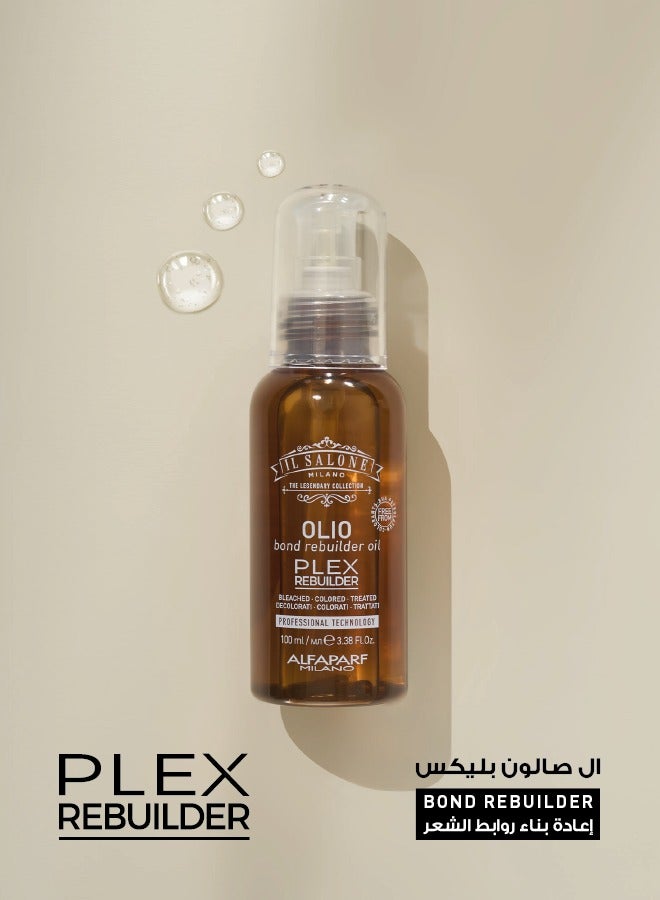 IL SALONE Plex Bond Rebuilder Oil For Reconstruction Very Damaged Hair 100 Ml - Image 2