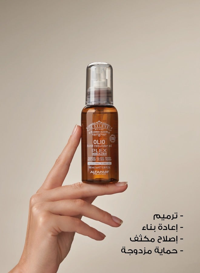 IL SALONE Plex Bond Rebuilder Oil For Reconstruction Very Damaged Hair 100 Ml - Image 5
