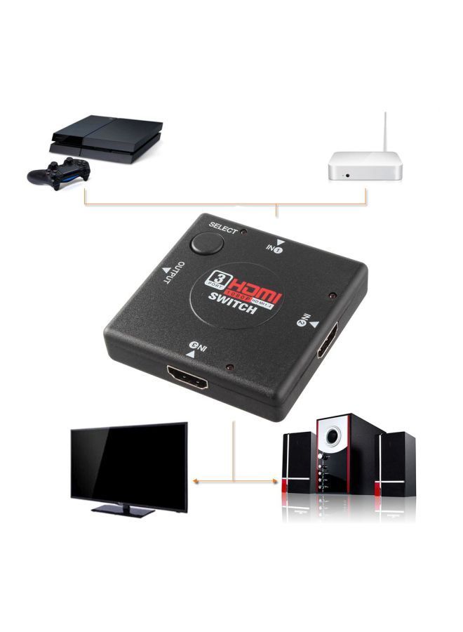NIBEMINENT HDMI Switch Audio Video Converter Black  - Image 2