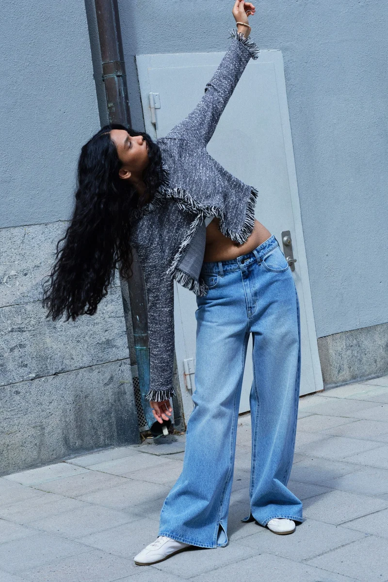 H&M  Short fringed jacket for Women | Best Price UAE