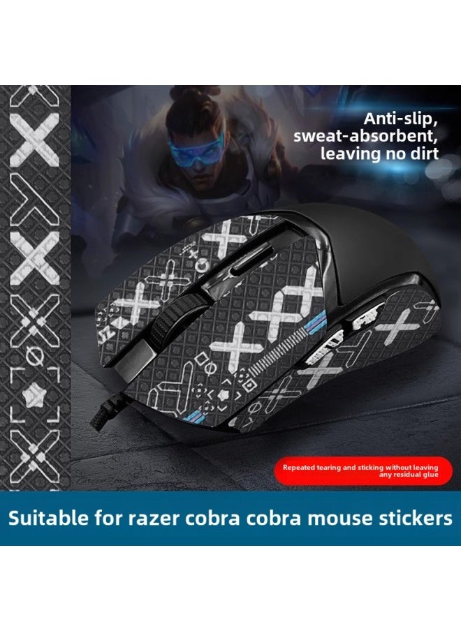 For Razer Razer Cobra Sticker Film Pro Pro Full-covered Mouse Anti-slip Sticker Wired Foot Sticker Foot Mat-Color:Cobra Pro  Gengaryin Mouse Sticker ]  - Image 3