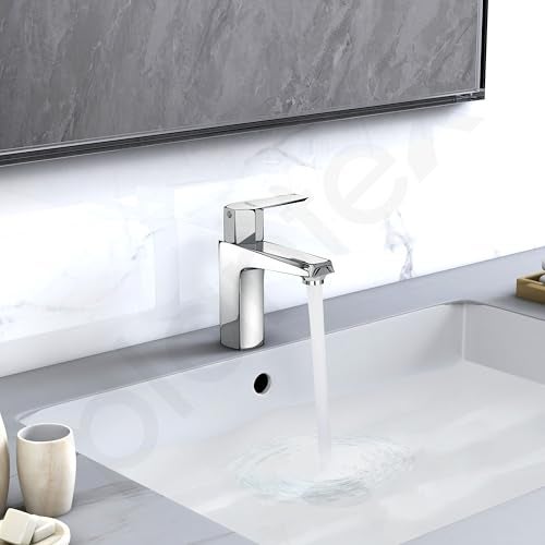 Plantex Pillar Tap for Wash Basin with Teflon Tape/Tap for Wash Basin/Water Tap-Chrome (Celesiya-1243) - Image 2