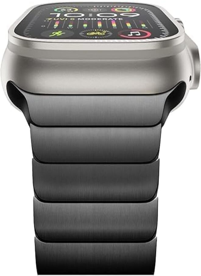 Next - Next store Compatible with Apple Watch Ultra Band 49mm 45mm 44mm 42mm Series 9 8 7 Men, Stainless Steel Strap Compatible with Apple Watch Ultra/Ultra 2 SE 6 5 4 3 2 1 for Women Men - Image 1