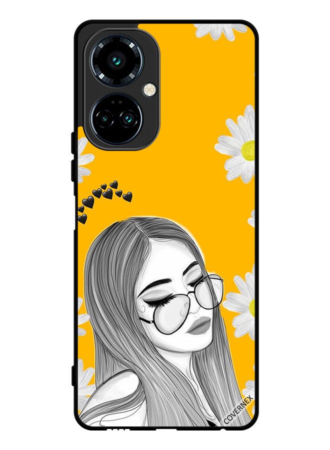 Covernex Protective Case Cover For Tecno Camon 19 Glasses Girl Art - Image 1