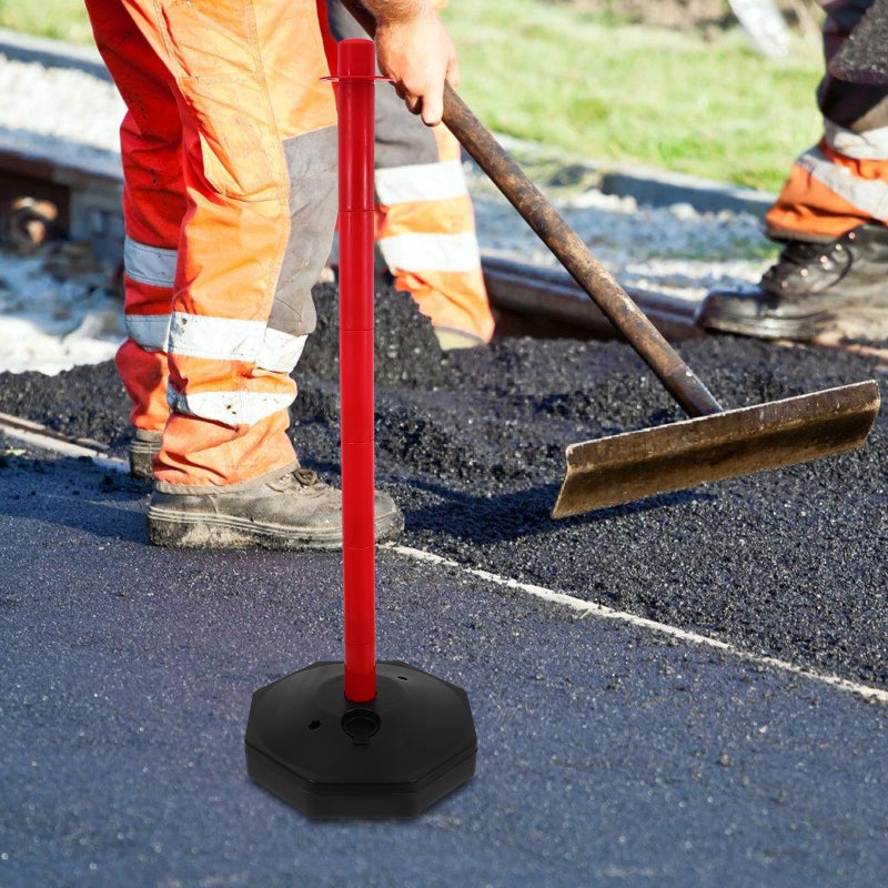2pcs Road Column Warning Pile Safety Warning Column Guardrail Traffic Column Traffic Delineator Post Driveway Guard Parking Column - Image 5