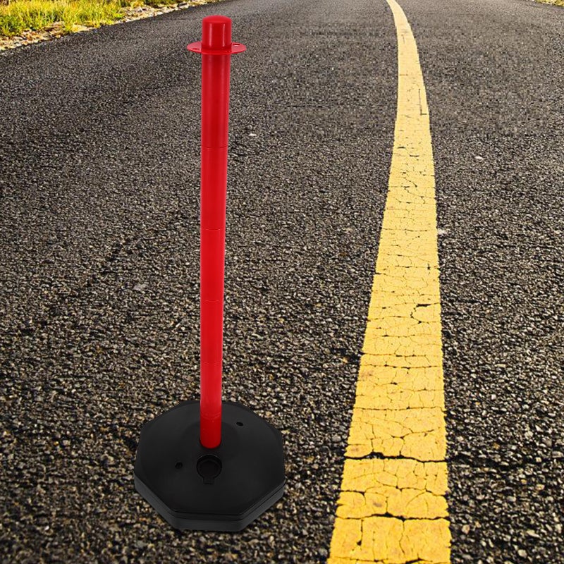 2pcs Road Column Warning Pile Safety Warning Column Guardrail Traffic Column Traffic Delineator Post Driveway Guard Parking Column - Image 4