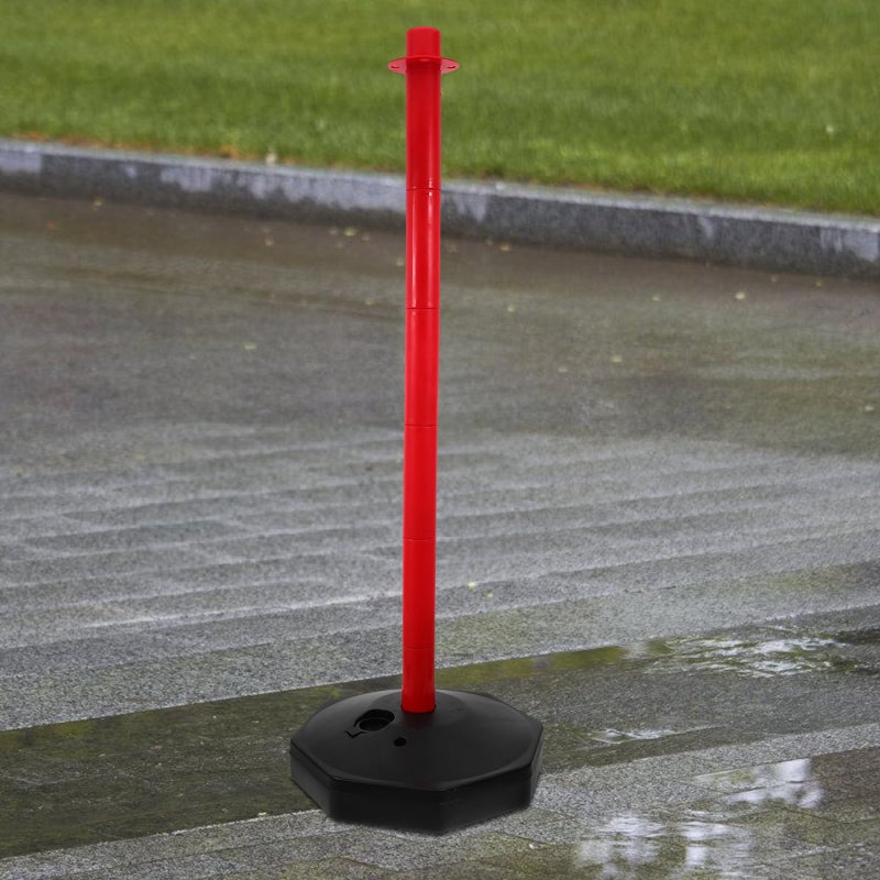 2pcs Road Column Warning Pile Safety Warning Column Guardrail Traffic Column Traffic Delineator Post Driveway Guard Parking Column - Image 3