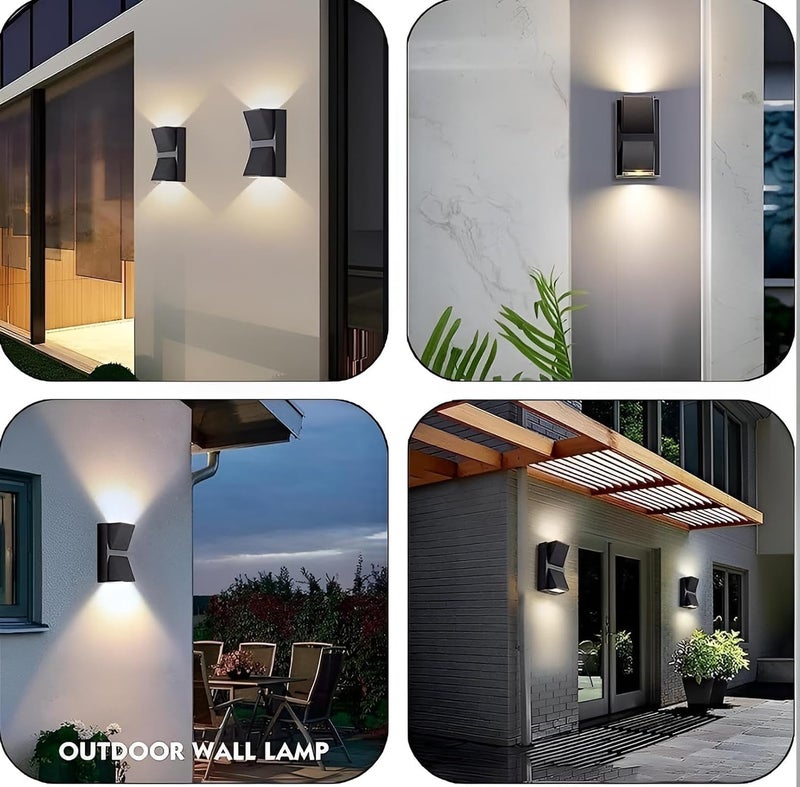 FILLISKA Aluminium LED Outdoor UP Down Wall Light Warm White, IP-65 Rainproof & Shockproof Alluminium Body (Lodge)(2 Year Warranty) - Image 3