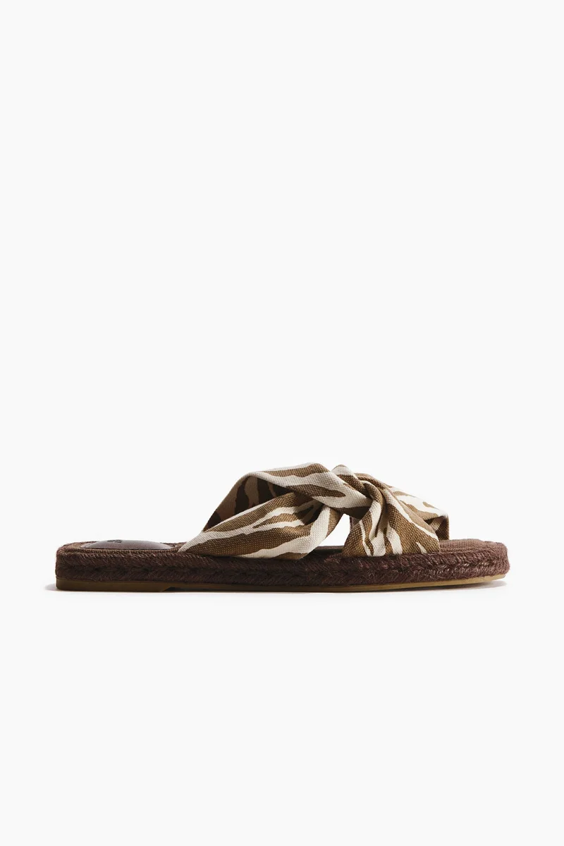 H&M Cotton espadrille sandals