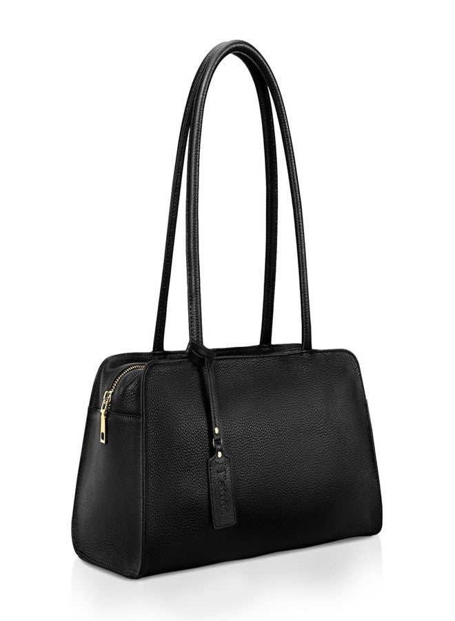 Kattee Leather Purses and Handbags for Women Medium Top-handle Tote Bag Satchel Shoulder Bags - Image 1