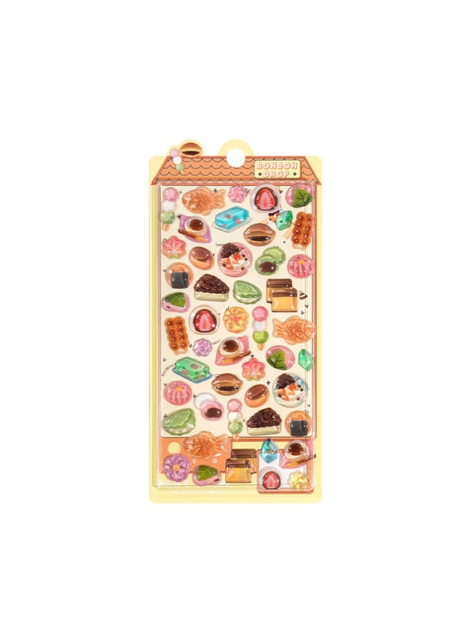 Flash Hot Shimmer Stickers 3d Relief Stickers Solid Children's Cartoon Animal Crystal Phone Case Decorations - Image 1
