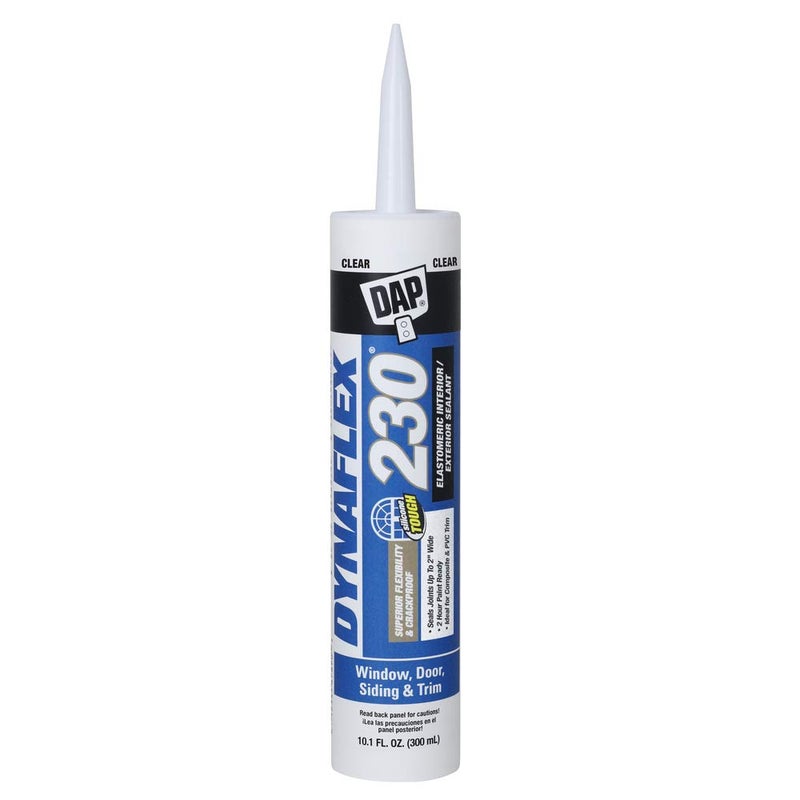 DAP Dynaflex 230 Premium Elastomeric Interior/Exterior Sealant - Clear - 10.1 fl oz - Image 1
