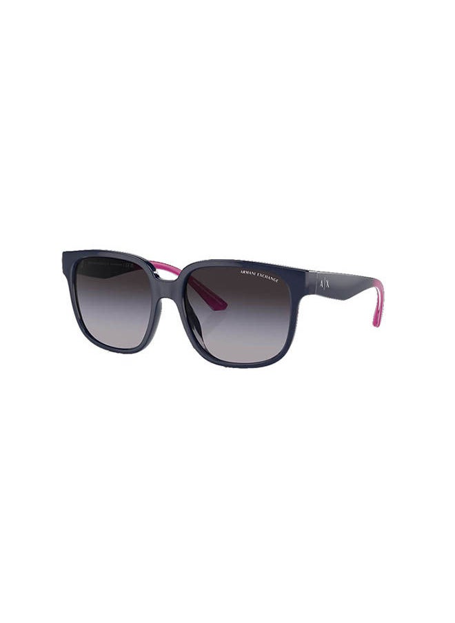 Armani Exchange - Full Rim Oval Sunglasses 0AX4136SU 56 81928G - Image 1