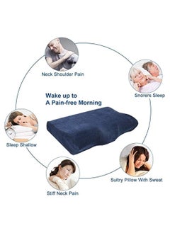 Max Comfort Advanced Medical Memory Foam Spine Neck Pain Prevention Orthopedic Sleep Pillow  - Image 4