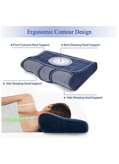 Max Comfort Advanced Medical Memory Foam Spine Neck Pain Prevention Orthopedic Sleep Pillow  - Image 5