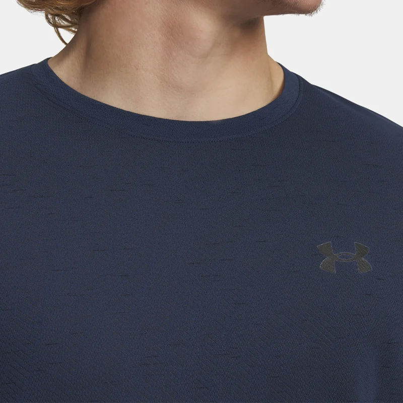 Under Armour Blue Men's Vanish Seamless Training T-Shirt for Men | Best Price UAE