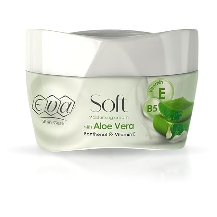 Eva Skin Care Soft Moisturizing Cream with Aloe Vera, Panthenol & Vitamin E 50 Gm - Image 1