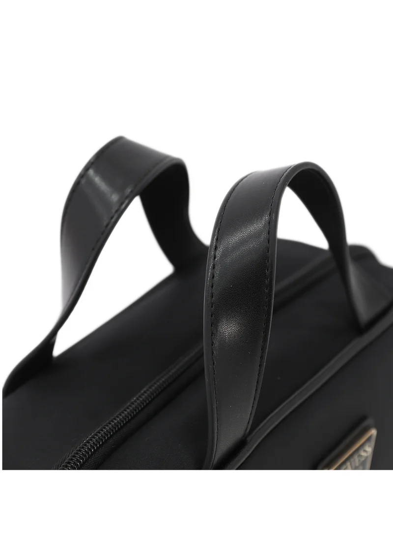GUESS Guess Travel Toiletry Bag with Top Handle – Lightweight Zippered Organizer Pouch