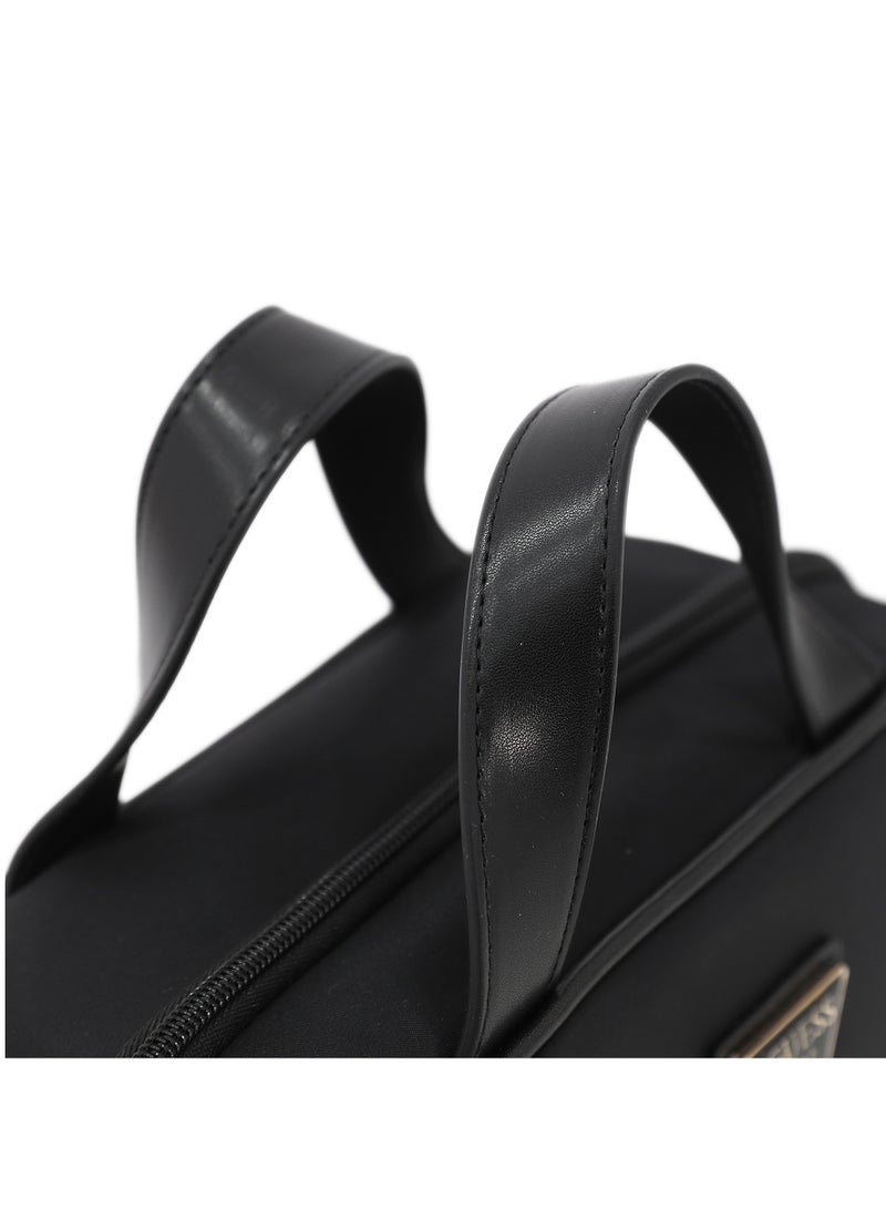 Guess Travel Toiletry Bag with Top Handle – Lightweight Zippered Organizer Pouch - Image 4