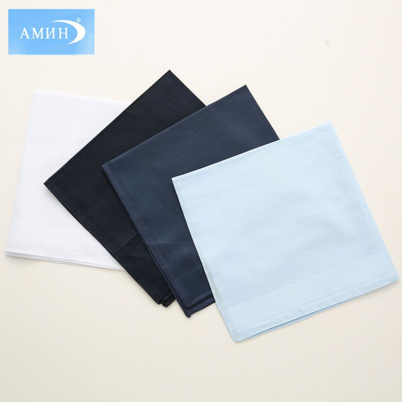 40Cm Cotton High-Grade Plain Satin Handkerchief Cotton Men'S Business Pocket Towel Handkerchief Wedding Gift Can Be Processed - Image 5