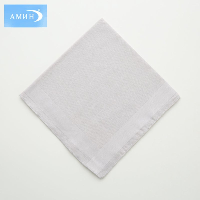 40Cm Cotton High-Grade Plain Satin Handkerchief Cotton Men'S Business Pocket Towel Handkerchief Wedding Gift Can Be Processed - Image 1