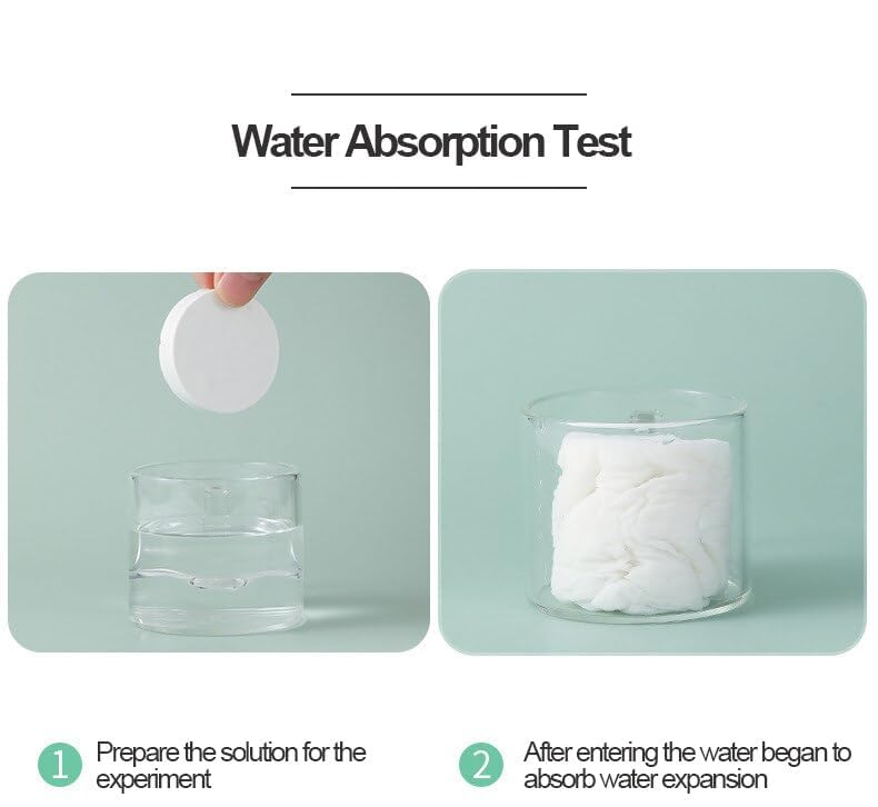 Nirvik Large Compressed Towel 70 * 140 Cm Disposable Cotton Bath Towels Magic Drying Towel Portable Light and Reusable Suitable for Hiking Camping Beach Swimming and Traveling (5Pcs) - Image 5