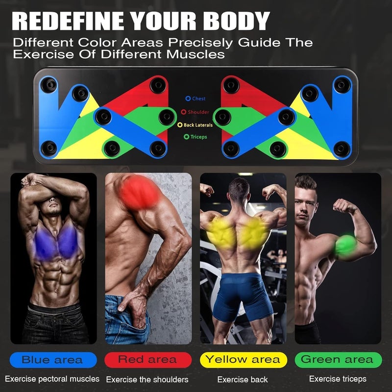 قبو سحري 9 in 1 Push Up Board - Multi-Functional Home Workout Equipment - Image 3