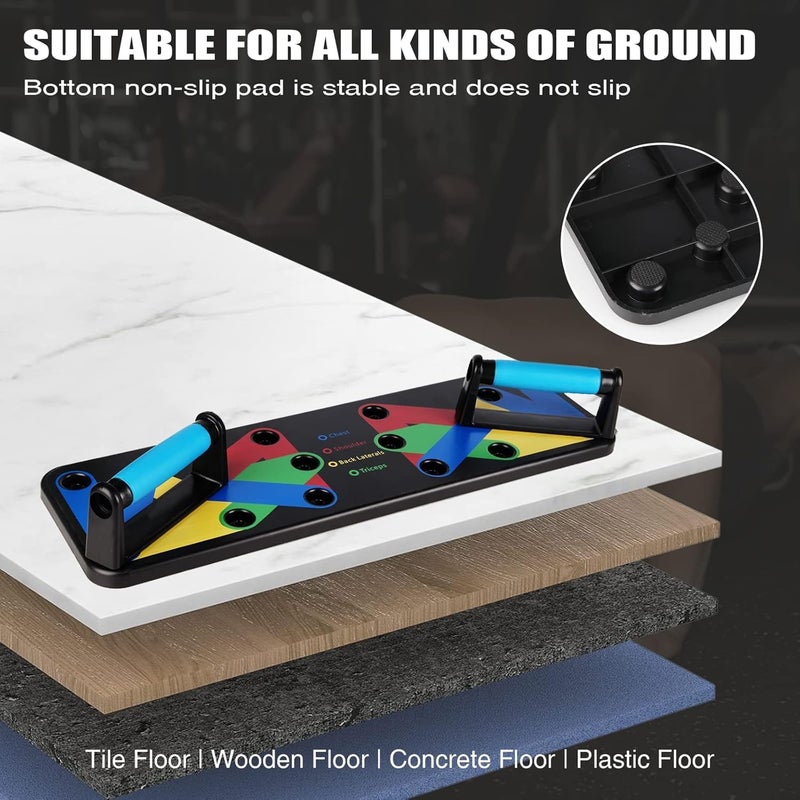 قبو سحري 9 in 1 Push Up Board - Multi-Functional Home Workout Equipment - Image 5