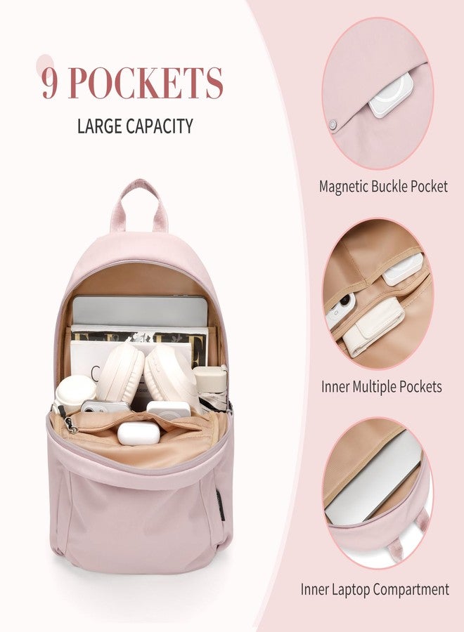 GOLF QUALITY Mini Backpack for Women Small Backpack Purse Cute Stylish Lightweight Daypack for College Work Travel Party, O-pink, 13 Inch, Modern - Image 4