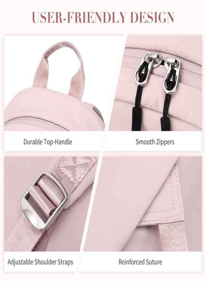 GOLF QUALITY Mini Backpack for Women Small Backpack Purse Cute Stylish Lightweight Daypack for College Work Travel Party, O-pink, 13 Inch, Modern - Image 5