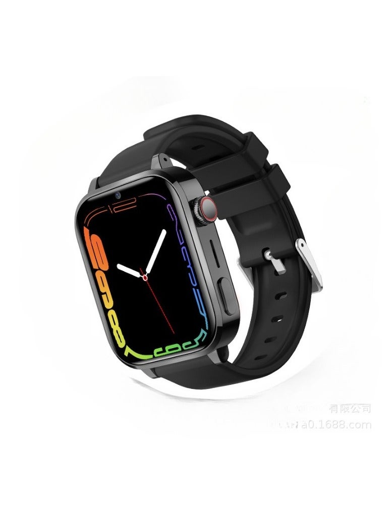 AROAQ Kids Smart Watch, Multifunctional Touching Screen Children Smartwatch, large screen multi-function video call smart watch for boys and girls, H18-black - Image 1