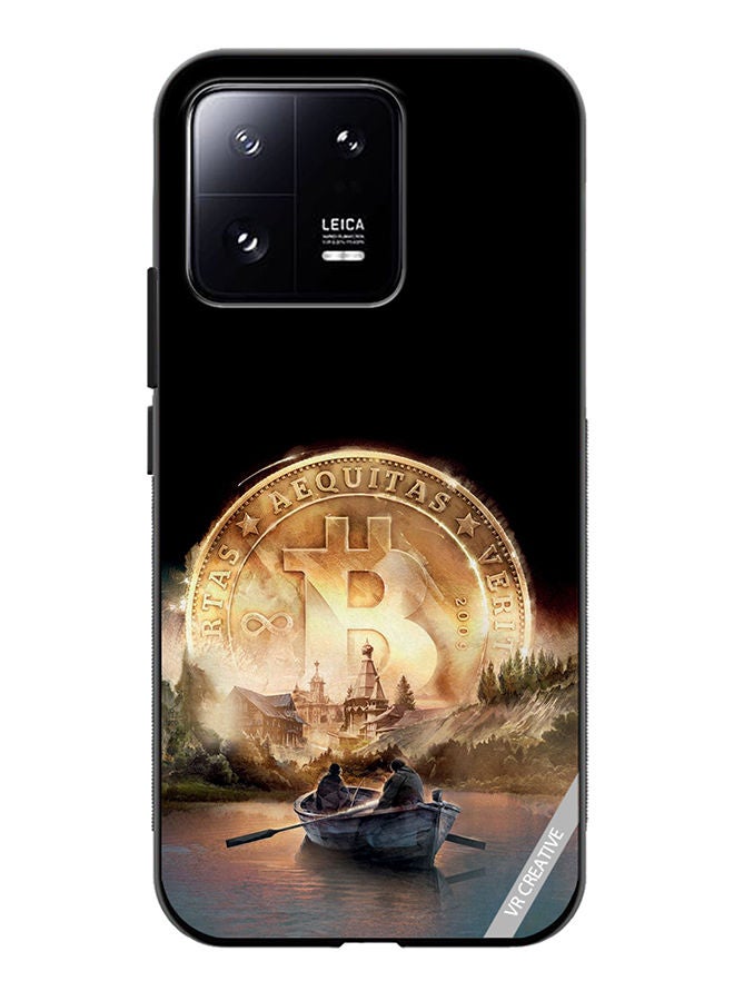 VR CREATIVE Protective Case Cover For Xiaomi 13 River Of Bitcoin Design Multicolour - Image 1