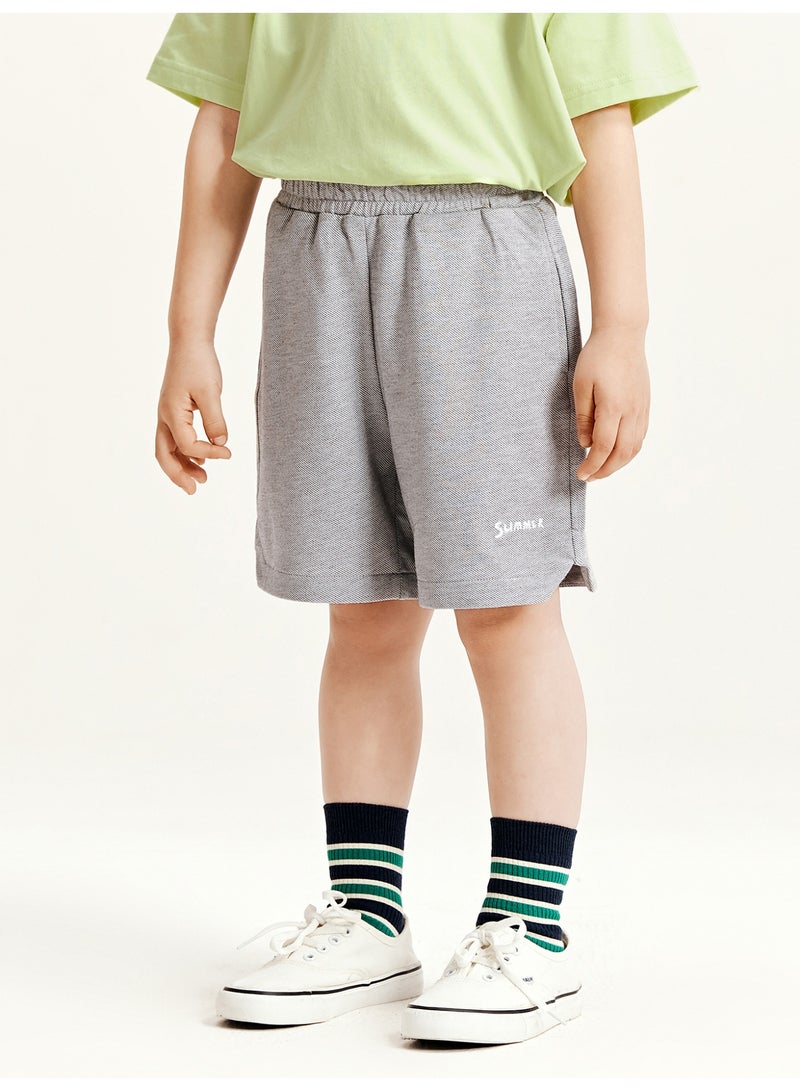 mini bala Boys Toddler Casual Elastic Waist Shorts Soft Breathable Lightweight Comfortable Summer New Style Loose - Fitting Daily Wear Children's Fashion Shorts - Image 2