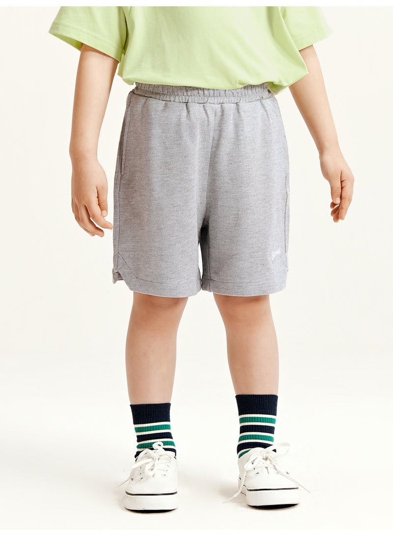 mini bala Boys Toddler Casual Elastic Waist Shorts Soft Breathable Lightweight Comfortable Summer New Style Loose - Fitting Daily Wear Children's Fashion Shorts - Image 1