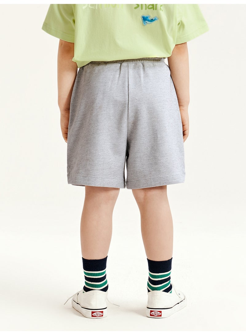 mini bala Boys Toddler Casual Elastic Waist Shorts Soft Breathable Lightweight Comfortable Summer New Style Loose - Fitting Daily Wear Children's Fashion Shorts - Image 3