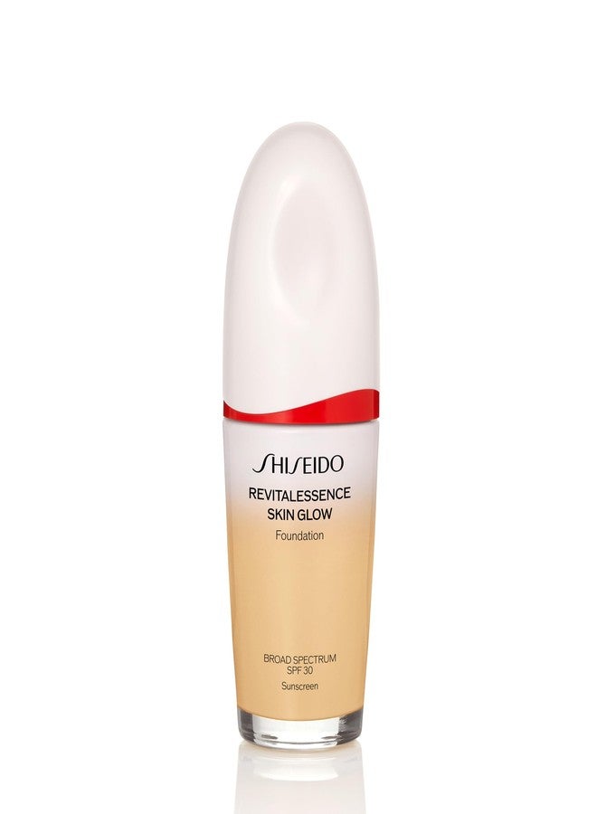 Shiseido RevitalEssence Skin Glow Foundation SPF 30, 250 Sand - Buildable, Medium Coverage - 24-HR Hydration & 12-HR Wear - Transfer, Crease & Fade Resistant - Non-Comedogenic - All Skin Types - Image 1
