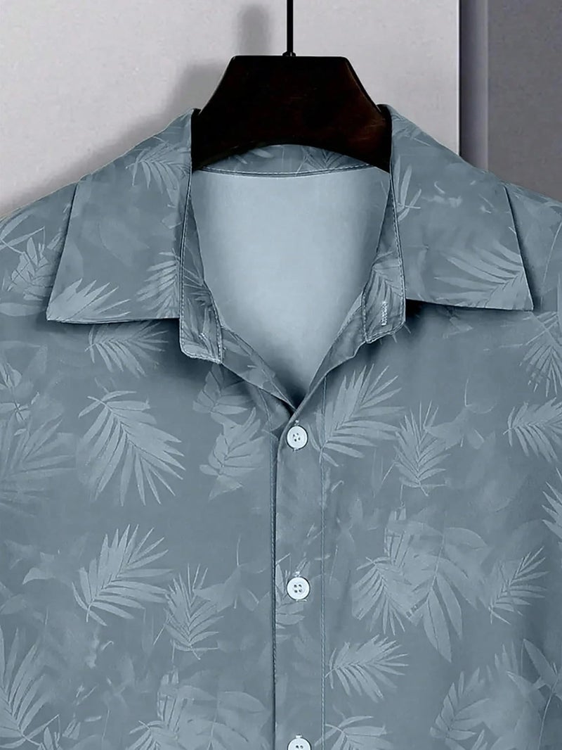 Lymio Shirt for Men || Regular Fit Stylish Shirt for Men (Aloha-Blue-S) - Image 5
